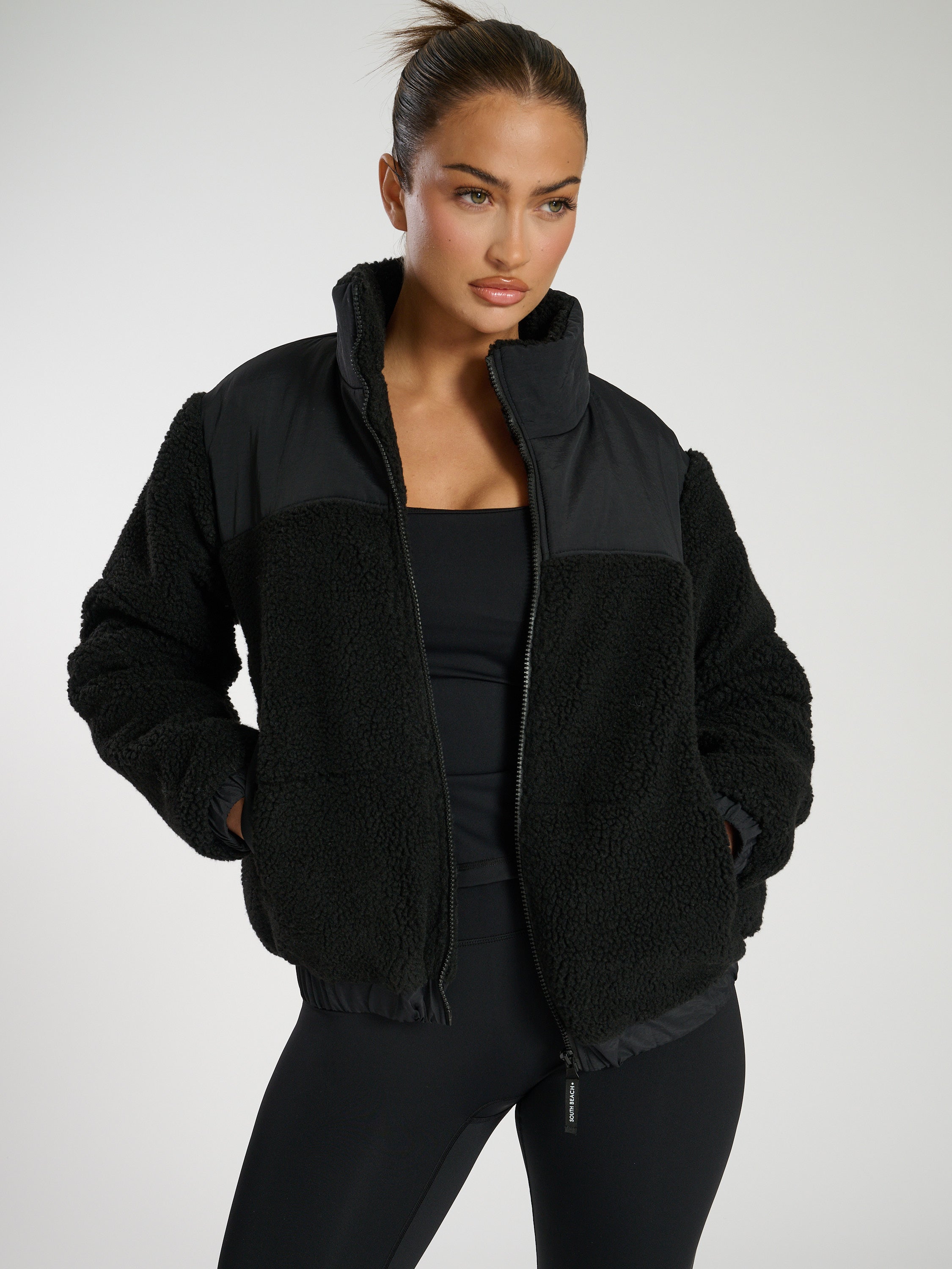 Borg Fleece Womens Fleece Jumpers Uk Ladies Jacket Hoodies Sherpa