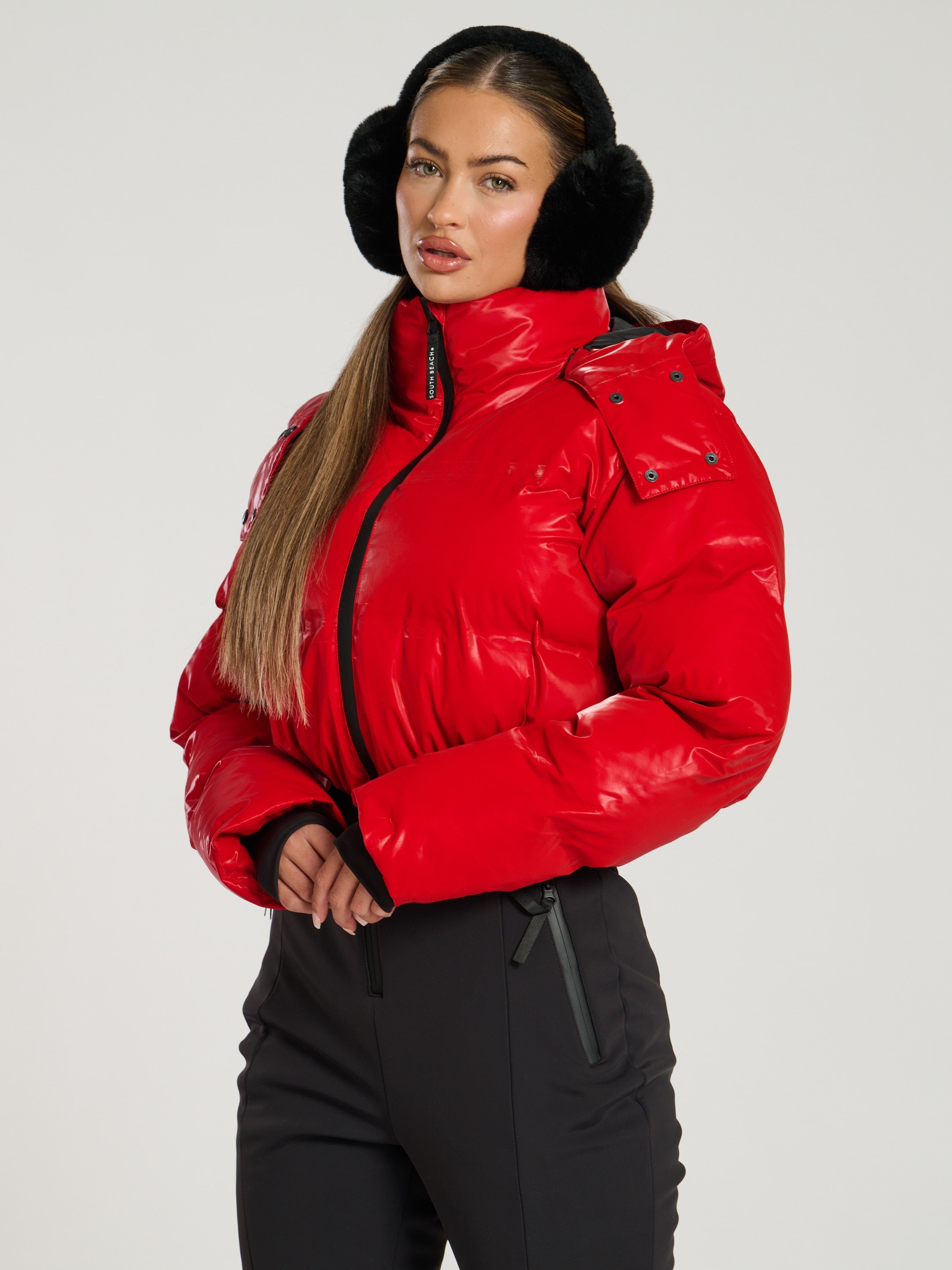 Padded jacket and flare trouser ski suit – South Beach