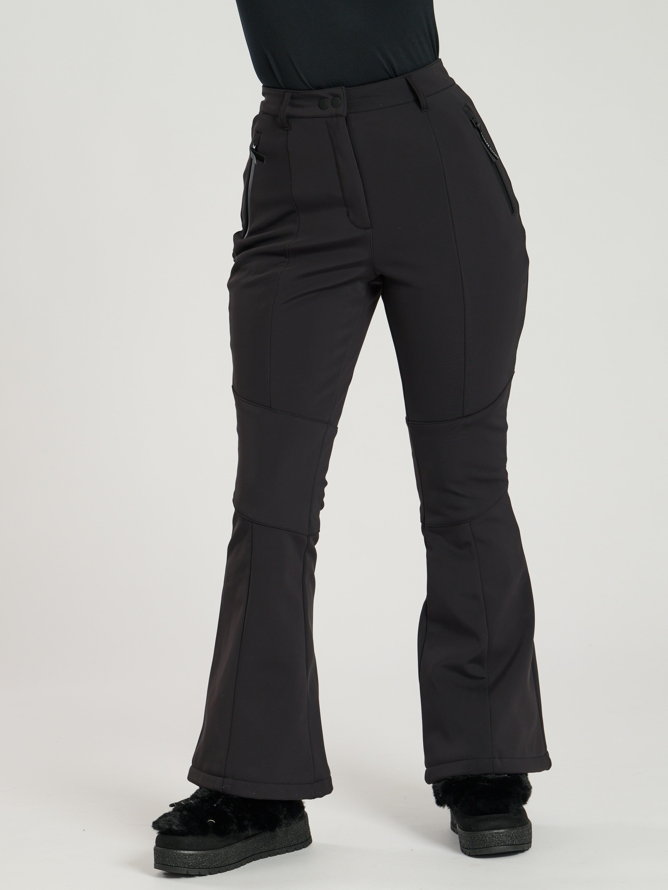 Black ski trousers ladies on sale