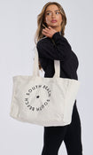 Everyday Logo Tote in Cream – view 4