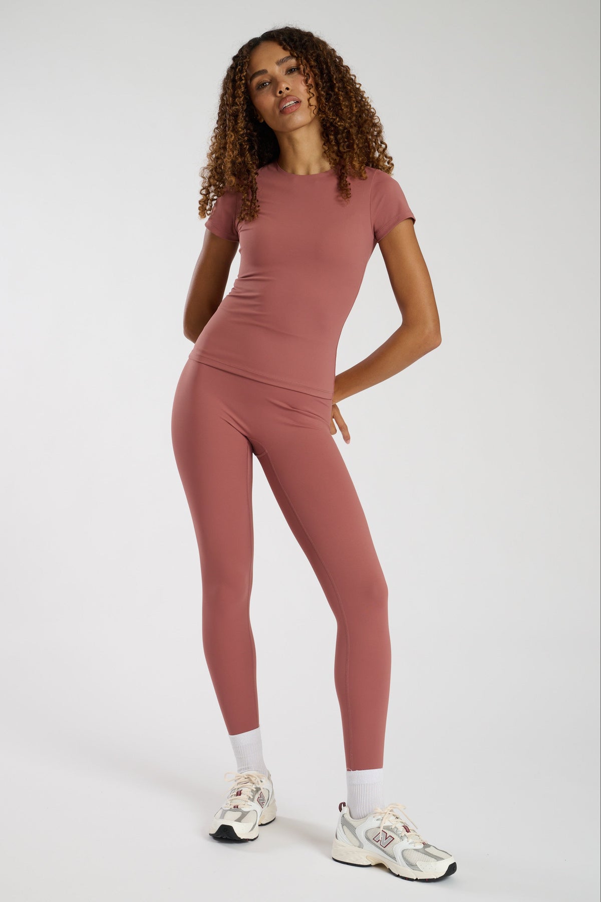 Butter Everyday T-Shirt in Dusty Pink – view 2
