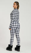 Alpine Base Layer Leggings in Monochrome Houndstooth – view 4